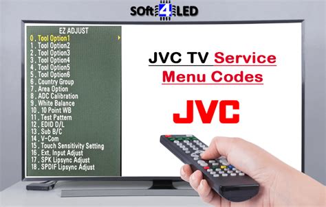 jvc tv codes